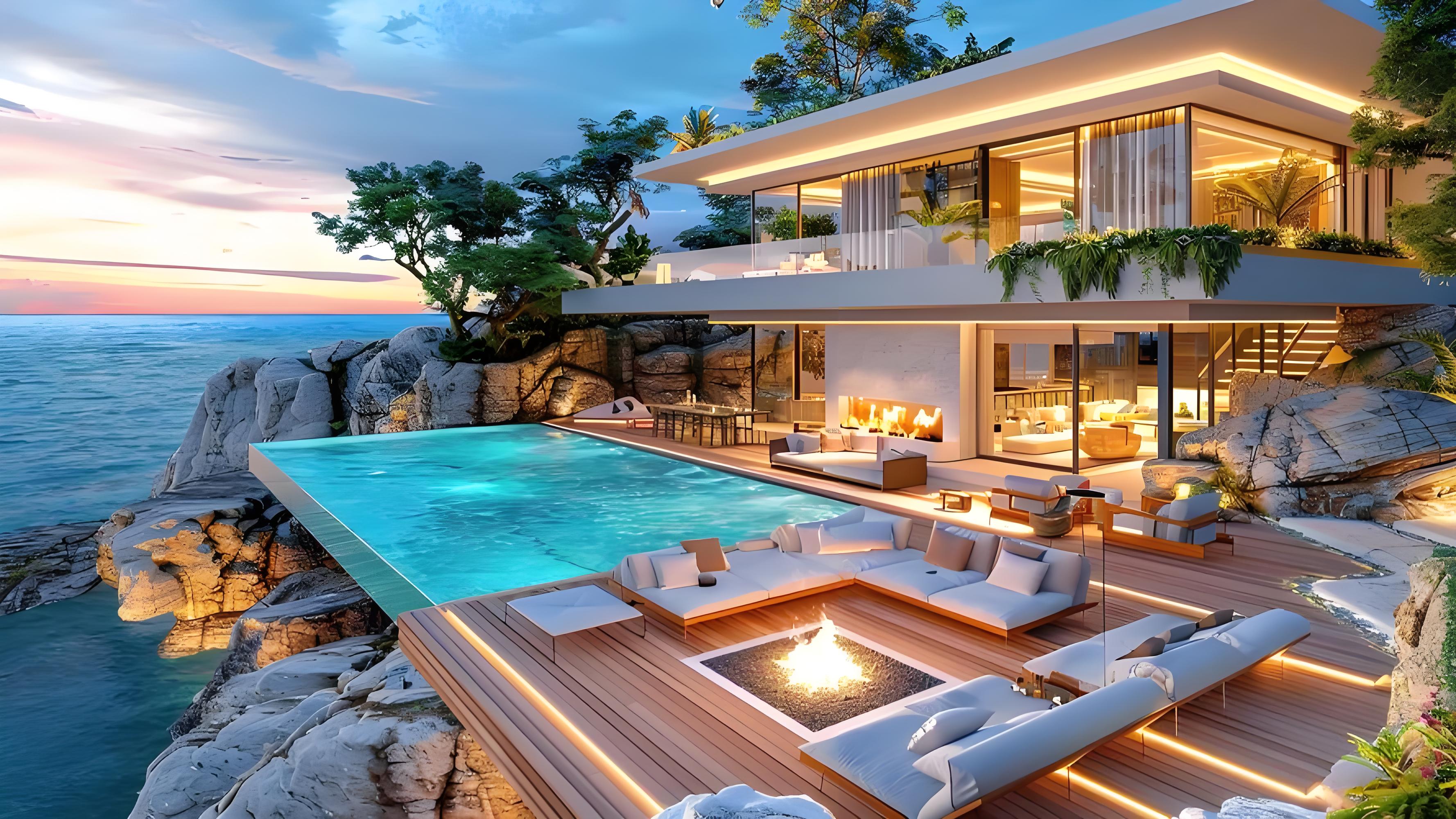 Coastal Cliff Residence